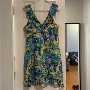 Pretty ruffled flowered dress
